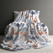 Load image into Gallery viewer, Blanket - Halloween - White Ghost - PREORDER