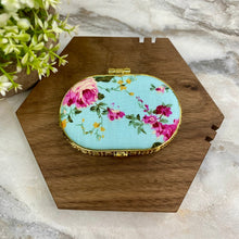 Load image into Gallery viewer, Compact Mirror - Blue Floral