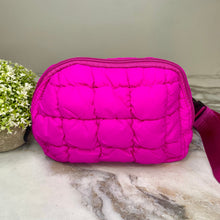 Load image into Gallery viewer, Puffer Belt Bag - Crossbody and Fanny - Hot Pink