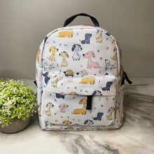Load image into Gallery viewer, Mini Backpack - Dog Cartoon Dogs & Hearts