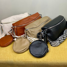 Load image into Gallery viewer, Roni Fanny Sling Crossbody - Textured Faux Leather