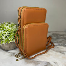 Load image into Gallery viewer, Ivy Crossbody Wallet + Purse - Camel