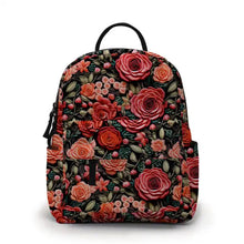 Load image into Gallery viewer, Mini Backpack, Pouch, & Mini Pouch Bundled Set - Embroidery Rose Floral