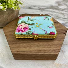 Load image into Gallery viewer, Compact Mirror - Blue Floral
