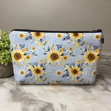 Load image into Gallery viewer, Pouch - Sunflower Light Blue