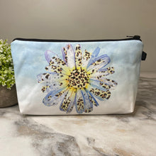 Load image into Gallery viewer, Pouch - Daisy Floral Animal Print Blue