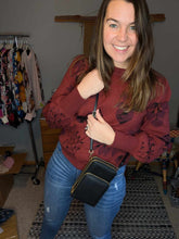 Load image into Gallery viewer, Ivy Crossbody Wallet + Purse - Red