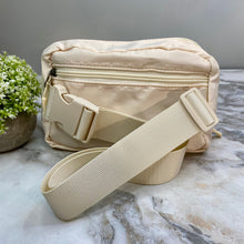 Load image into Gallery viewer, Nylon Belt Bag - Crossbody + Fanny - Cream