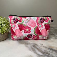 Load image into Gallery viewer, Pouch - Watermelon Drinks & Ladybugs
