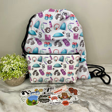 Load image into Gallery viewer, Drawstring, Pouch, & Sticker Pack Bundled Set - Gym Exercise Equipment