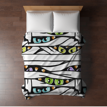 Load image into Gallery viewer, Blanket - Halloween - Mummy Spooky Eyes - PREORDER