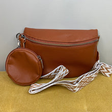 Load image into Gallery viewer, Roni Fanny Sling Crossbody - Textured Faux Leather