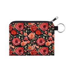 Load image into Gallery viewer, Mini Backpack, Pouch, & Mini Pouch Bundled Set - Embroidery Rose Floral