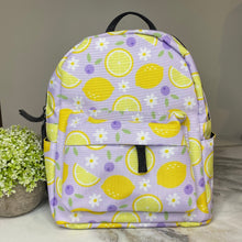 Load image into Gallery viewer, Mini Backpack - Blueberry Lemon