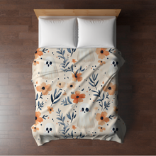 Load image into Gallery viewer, Blanket - Halloween - Floral Ghost - PREORDER