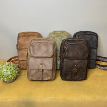 Load image into Gallery viewer, Faux Leather Sling Bag