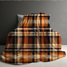 Load image into Gallery viewer, Blanket - Halloween - Plaid #3 - PREORDER