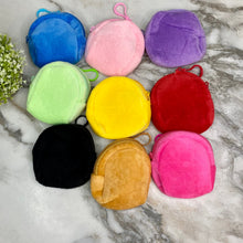 Load image into Gallery viewer, Coin Pouch Keychain - Velour Mix
