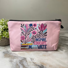 Load image into Gallery viewer, Pouch - Teach Teacher Inspire