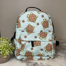 Load image into Gallery viewer, Mini Backpack - Mint Turtle