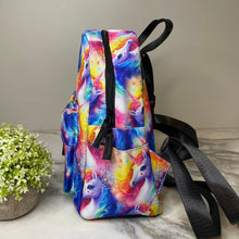 Load image into Gallery viewer, Mini Backpack - Rainbow Unicorn