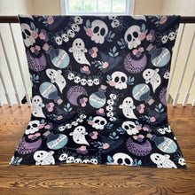 Load image into Gallery viewer, Blanket - Halloween - Poison Ghosts - PREORDER