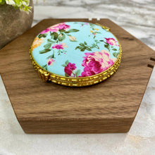Load image into Gallery viewer, Compact Mirror - Blue Floral
