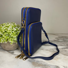 Load image into Gallery viewer, Ivy Crossbody Wallet + Purse - Navy