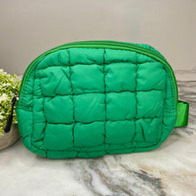 Load image into Gallery viewer, Puffer Belt Bag - Crossbody and Fanny - Green