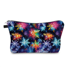 Load image into Gallery viewer, Pouch - Christmas Bright Rainbow Snowflake