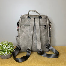 Load image into Gallery viewer, Denim Suede Brooke Backpack + Pouch - PREORDER