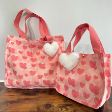 Load image into Gallery viewer, Tote Bag - Heart Light Pink