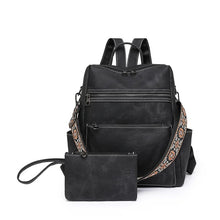 Load image into Gallery viewer, Denim Suede Brooke Backpack + Pouch - PREORDER
