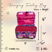 Load image into Gallery viewer, Hanging Toiletry Bag - Abstract Pelican