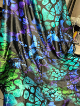 Load image into Gallery viewer, Blanket - Halloween - Blue Green Skulls - PREORDER