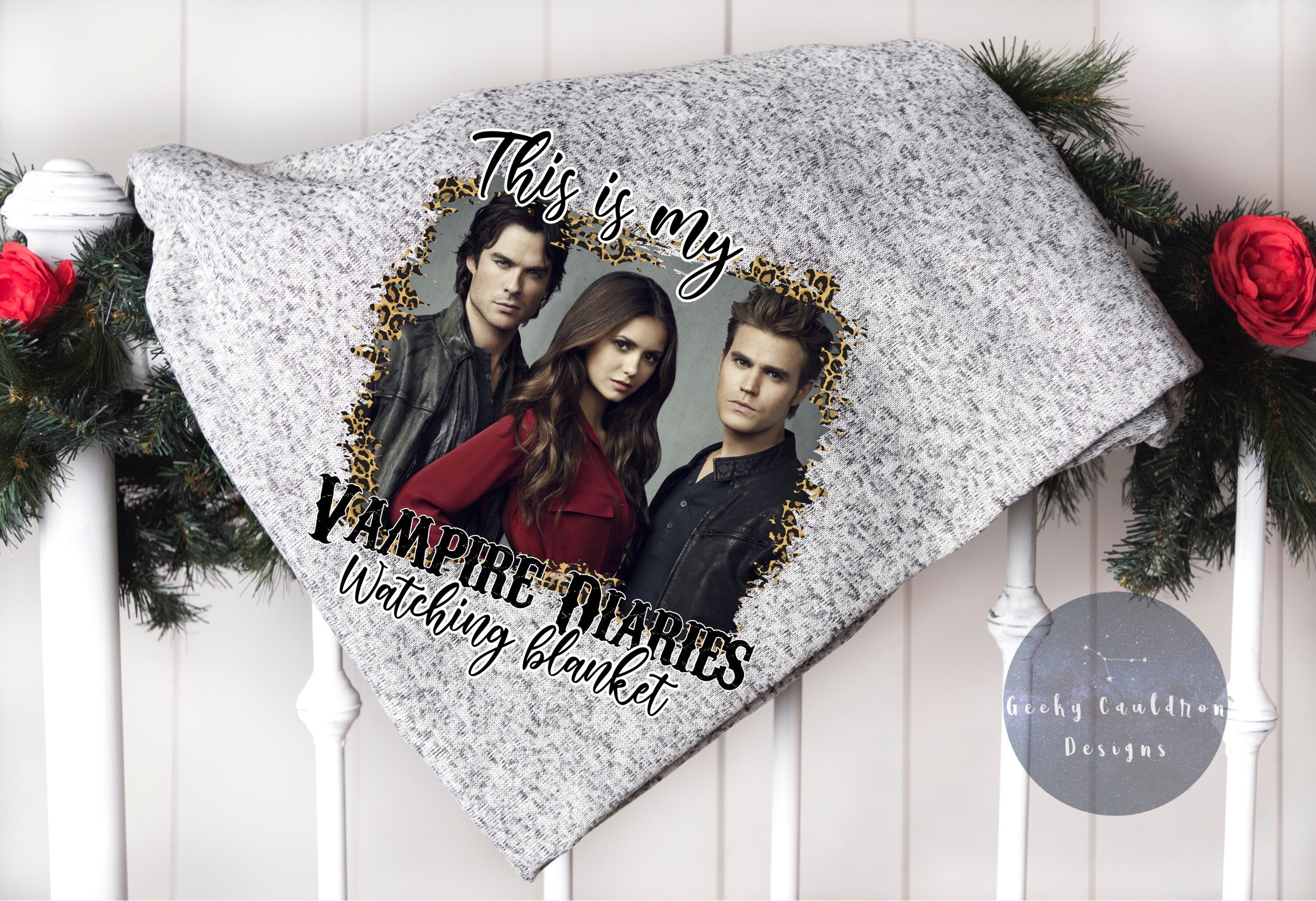 Vampire diaries blanket online cheap