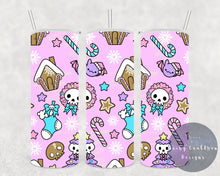 Load image into Gallery viewer, Kawaii | Spooky | Emo | Pastel Goth| Christmas 20oz Insulated Tumbler