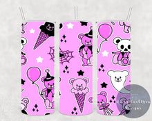 Load image into Gallery viewer, Pastel Goth Kawaii Carnival Core 20oz Stainless Steel Tumbler