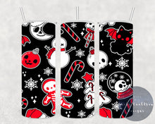 Load image into Gallery viewer, Kawaii | Spooky | Emo | Pastel Goth| Christmas 20oz Insulated Tumbler