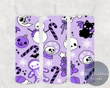 Load image into Gallery viewer, Kawaii | Spooky | Emo | Pastel Goth| Christmas 20oz Insulated Tumbler