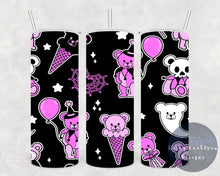 Load image into Gallery viewer, Pastel Goth Kawaii Carnival Core 20oz Stainless Steel Tumbler