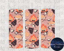 Load image into Gallery viewer, Howl Castle Calcifer S'mores 20oz Insulated Tumbler