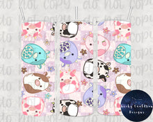 Load image into Gallery viewer, Squishmallow Cows Tuluck Reshma Ronnie Bubba Evangelica Colin 20oz Stainless Steel Tumbler
