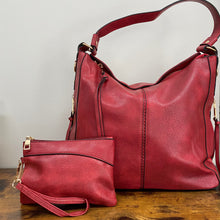 Load image into Gallery viewer, Bailey Handbag & Clutch - 2 Piece Set