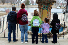 Load image into Gallery viewer, Mini Backpack - Sunflower On Black