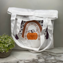 Load image into Gallery viewer, Tote Bag - Pumpkin Rainbow
