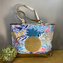 Load image into Gallery viewer, Carry On Bag - Coral Reef with Pineapple
