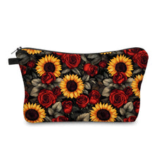 Load image into Gallery viewer, Pouch - Floral Roses Sunflowers
