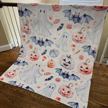 Load image into Gallery viewer, Blanket - Halloween - White Ghost - PREORDER
