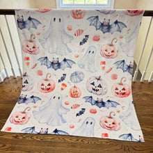Load image into Gallery viewer, Blanket - Halloween - White Ghost - PREORDER
